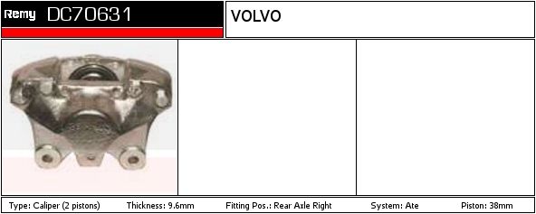 DELCO REMY Pidurisadul DC70667